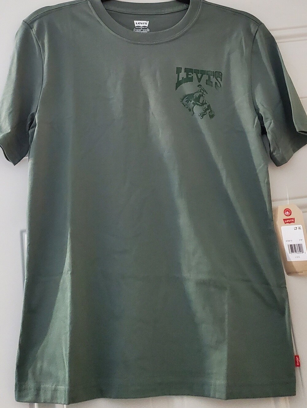 Levi's Youth Olive Green Short Sleeve Graphic Tee